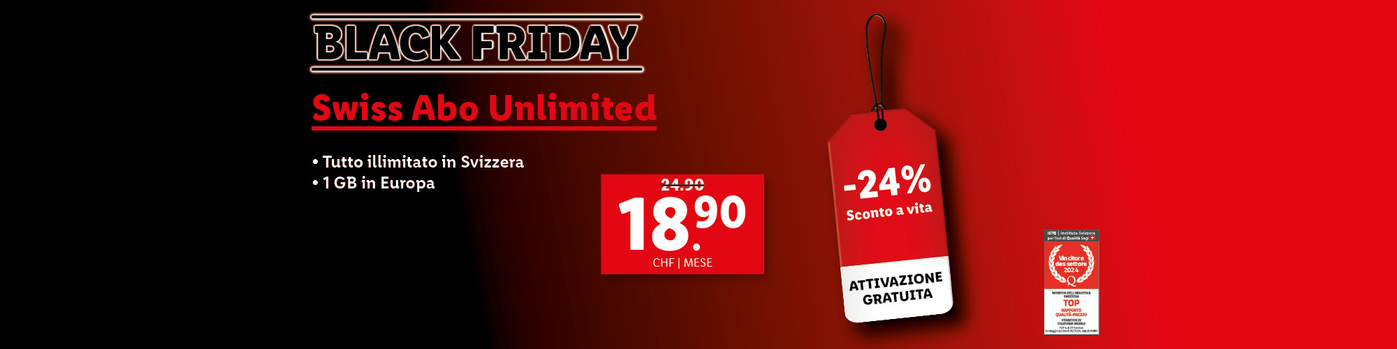 Black Friday Lidl Swiss Abo Unlimited 