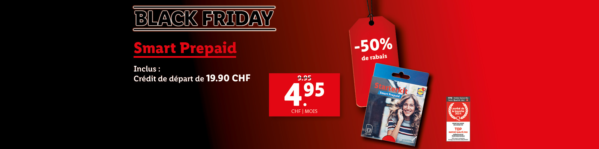 Black Friday Lidl Prepaid 4.95